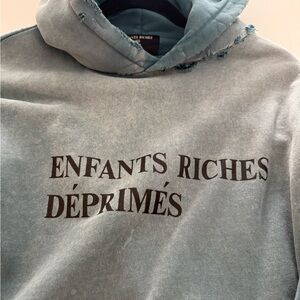 Enfants Riches Déprimés Blue Hoodie Sweater
